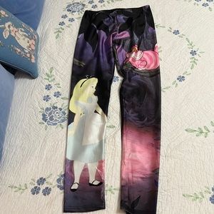 Alice in Wonderland Leggings